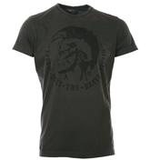 Nyne Brown T-Shirt with Printed Logo