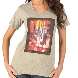 Womens Tewax Maglietta T-Shirt Grey Marl