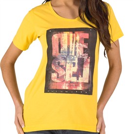 Womens Tewax Maglietta T-Shirt Yellow