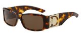 Christian Dior DIOR SHADED 2 Sunglasses NSO (8U) AVANA (DK BROWN) 57/15 Large