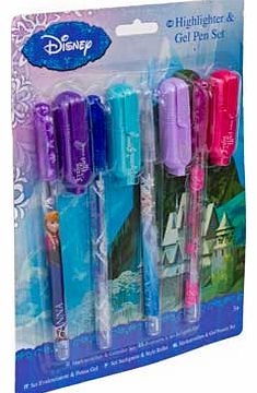 Frozen Highlighters and Gel Pens Set