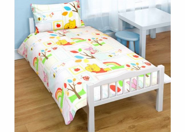 NEW DISNEY BABY JUNIOR TODDLER COT BED SET DUVET QUILT COVER PILLOWCASE BEDDING (HELLO KITTY)