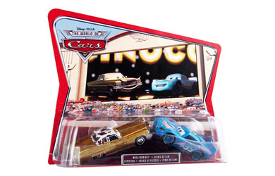 Pixar Cars - Diecast Movie Moments - Tex Dinoco and Dinoco Lightning McQueen