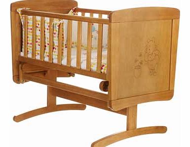 Winnie the Pooh Gliding Crib. Mattress and