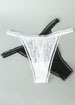 3 pair pack regular rise thong