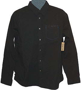 Jeans - Long-sleeve Black Cotton/Lycra