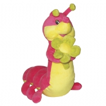 It Plush Caterpillar Pink 22Cm