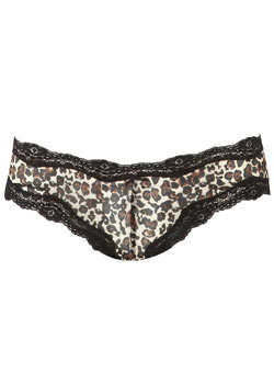 Animal mesh knickers