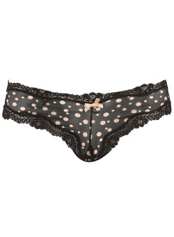 Black/pink spot knickers