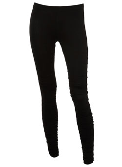 Dorothy Perkins Black ruched leggings