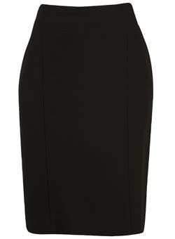 Dorothy Perkins Black stitch detail skirt