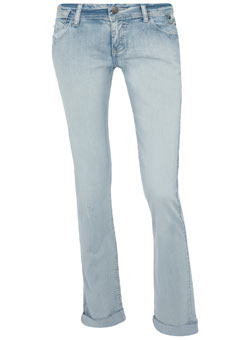 Dorothy Perkins Bleach wash boy jeans