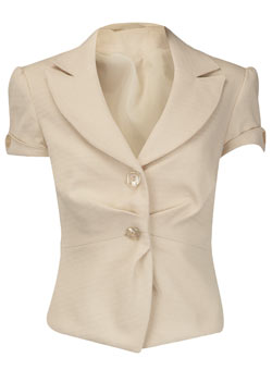 Dorothy Perkins Cream woven jacket