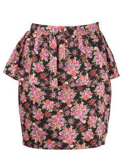 Dorothy Perkins Ditsy peplum skirt