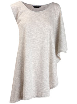 Grey flare side tunic