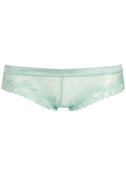 Mint lace knickers