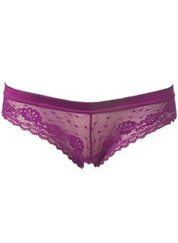 Purple lace knickers