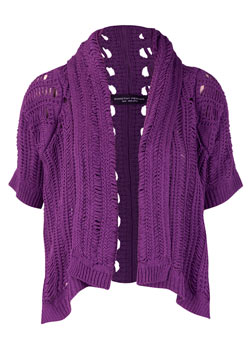 Purple ladder shrug