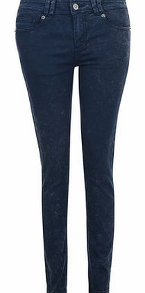 Dorothy Perkins Womens Bellfield Acid wash super skinny jeans-