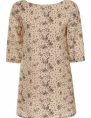 Womens Little Mistress Nude Heart Print Tunic