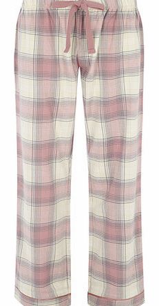 Womens Pink Mix and Match Check pjyama bottoms-