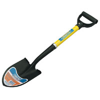 Draper Fibreglass Shafted Round Point Blade Mini Shovel