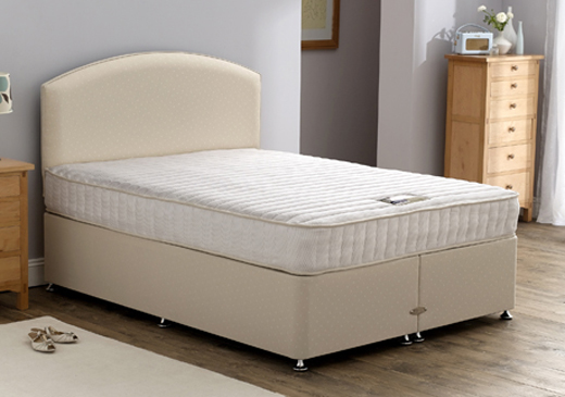 Double Memory Divan Set - Beige