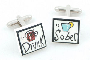 or Sober Cufflinks