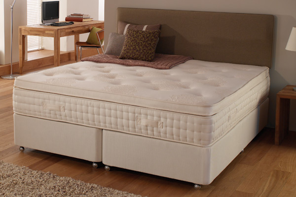 Champagne Pocket Latex Divan Bed Single 90cm