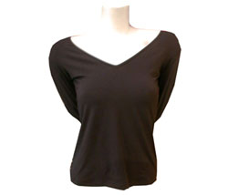 Wide pantClassic long sleeved v-neck top