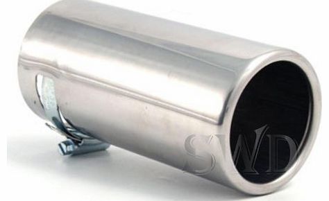 E-Tech 55mm - 65mm Car Exhaust tip trim tail pipe muffler adjustable universal tailpipe