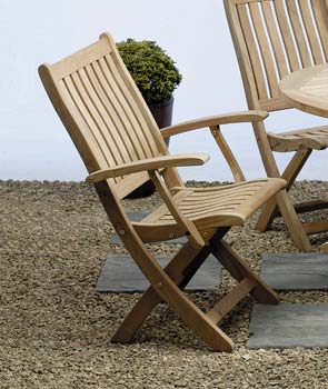 Suffolk Teak Folding Armchair (GF002)