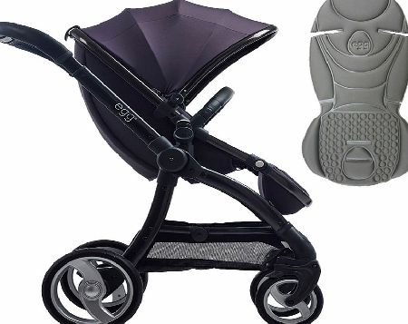 egg Stroller Gunmetal/Storm Grey With Steel Grey