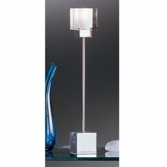 Tanga Chrome and Crystal Table Lamp