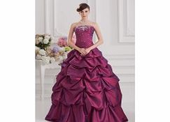 Elegant Strapless Prom Dresses Prom Party Grape