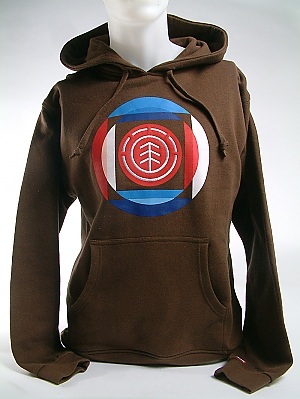 DISK HOODY A1FSA5 ELW8 1264 - BURNT OLIVE