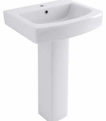 Eliana Osiana 1 Tap Hole Basin and Full Pedestal