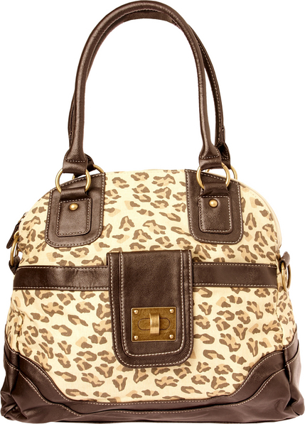 leopard print tote bag