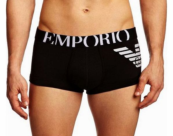 Intimates Eagle Without Fly Mens Trunks Black Medium