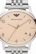 Emporio Armani Mens Beta Silver Watch