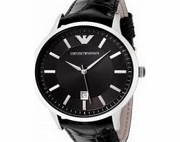 Emporio Armani Mens Renato Black Watch