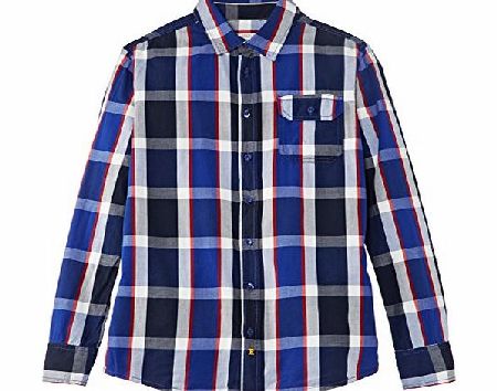 Esprit Boys 084EE6F001 Shirt, Orange (Bright Cornflower), 9 Years (Manufacturer Size:X-Small)