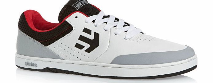 Mens Etnies Marana Trainers - White/ Black/ Red