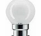 10 x G45 Round Globe Golf Ball Light Bulbs in 40 Watt Bayonet B22 Fitting Opal (White/Pearl/Opaque/Soft) Finish Double Life: 2,000 Hour