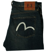 2008 Dark Blue Straight Leg Jeans -