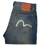 Blue Straight Leg Jeans - 32` Leg