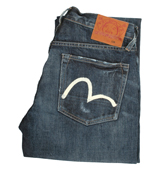 Dark Denim `Trashed` Straight