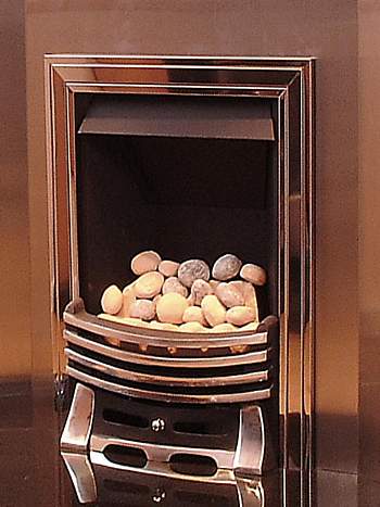 Slimline Pebble Gas Fire