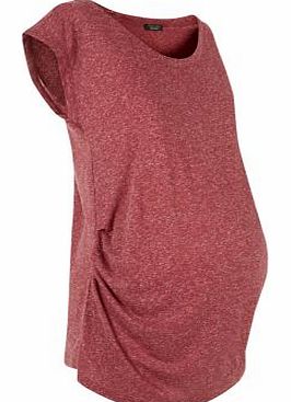 Maternity Dark Red Wrap Back T-Shirt 3305667