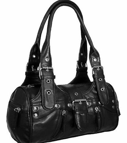 EyeCatchShoes EyeCatchBags - Miami HandBag Black